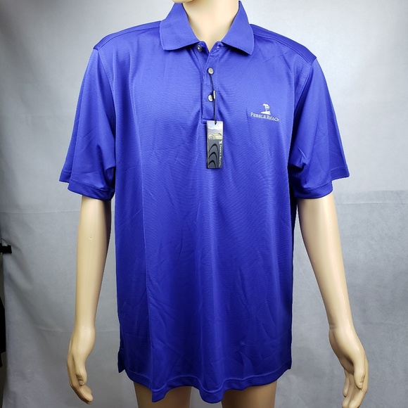 pebble beach performance polo